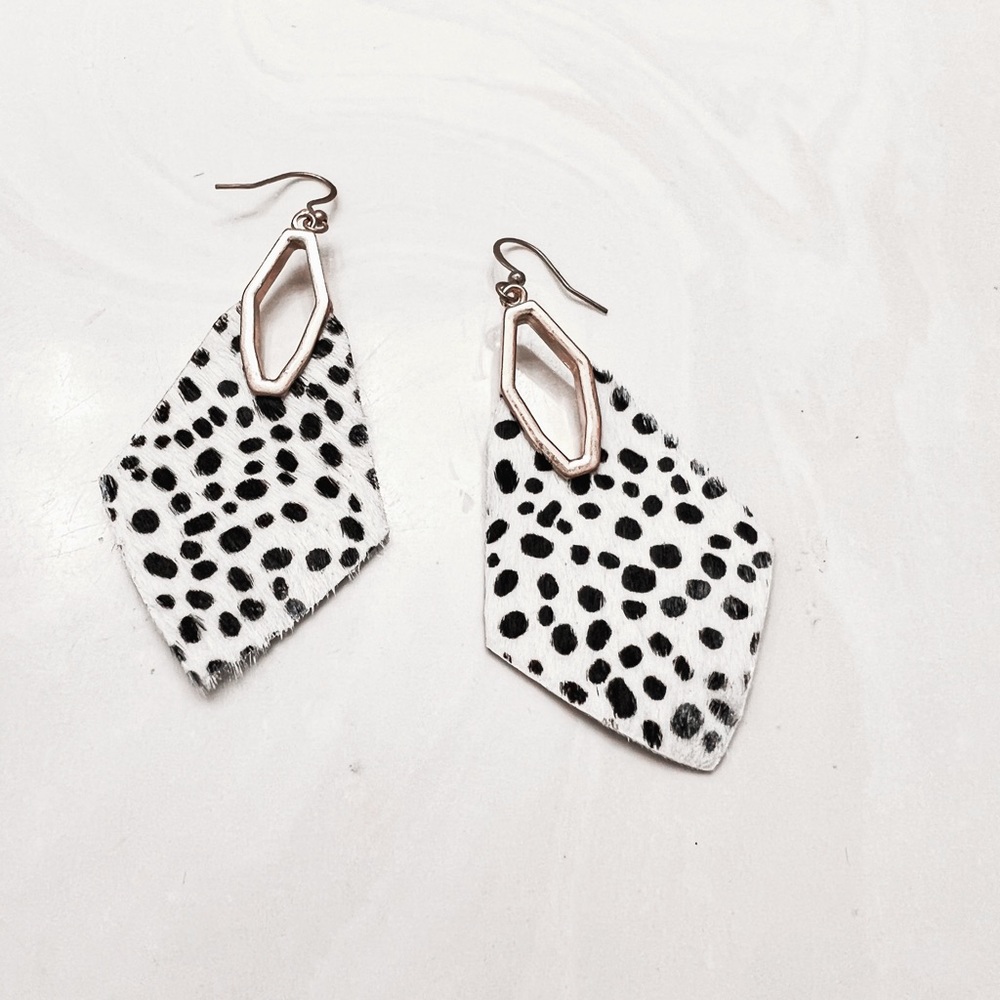 Dalmatian Earrings